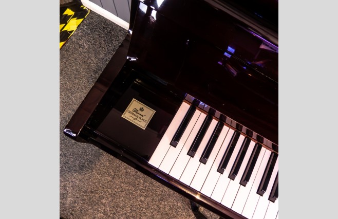 Used Samick Polished Mahogany SU115 Upright Piano - All Inclusive Premium Package (SN:HIK01319) - Image 9